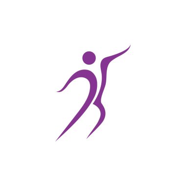 Sağlıklı Yaşam kadın Logo şablonu 
