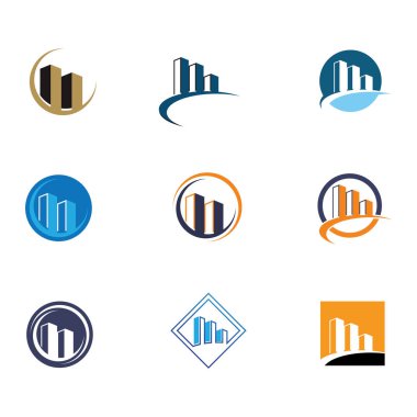 İş finans logo şablonu
