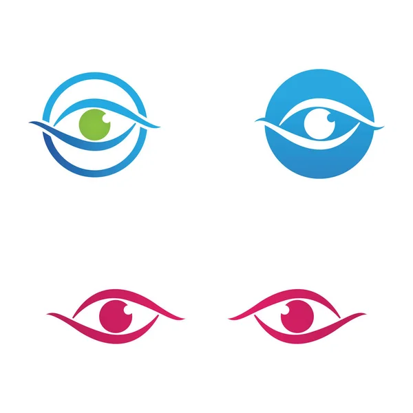 Conception de logo vectoriel Eye Care — Image vectorielle