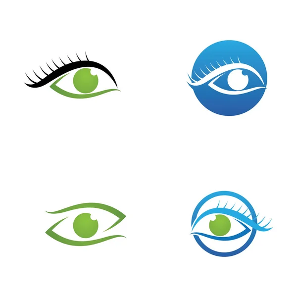 Conception de logo vectoriel Eye Care — Image vectorielle