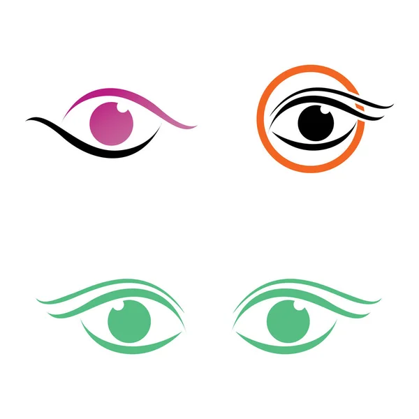 Conception de logo vectoriel Eye Care — Image vectorielle