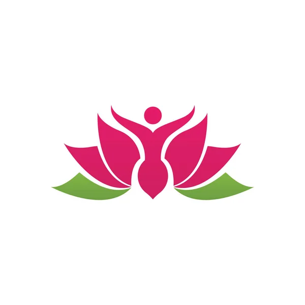 Lotus vectoriel de beauté icône — Image vectorielle