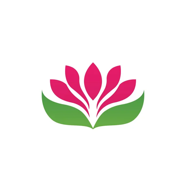 Belleza Vector icono de loto — Vector de stock