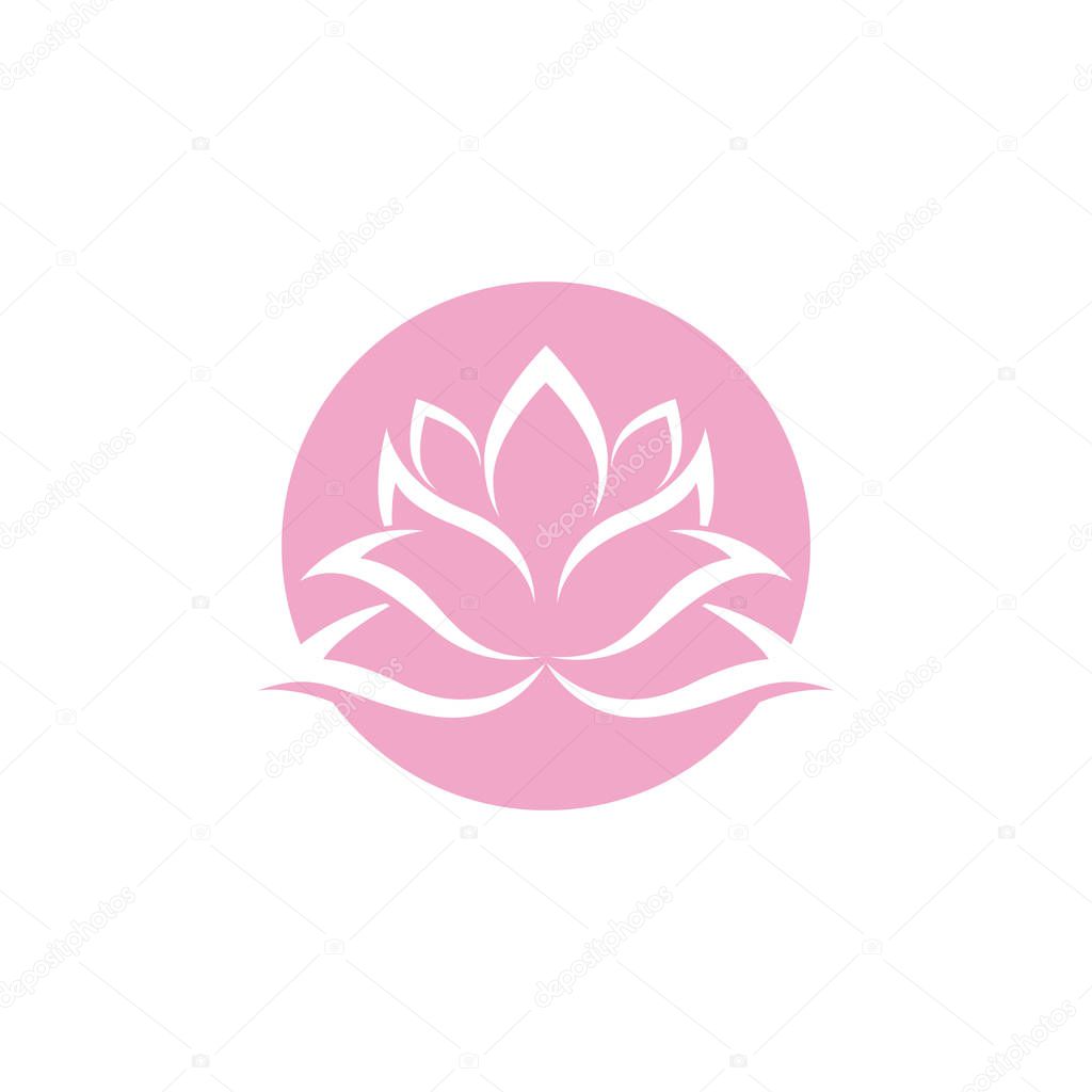 Beauty Vector lotus icon