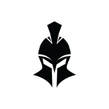 Spartalı kask logo şablonu