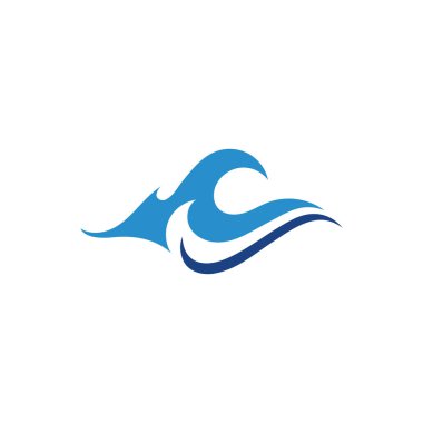  Su dalgası tasarım logosu