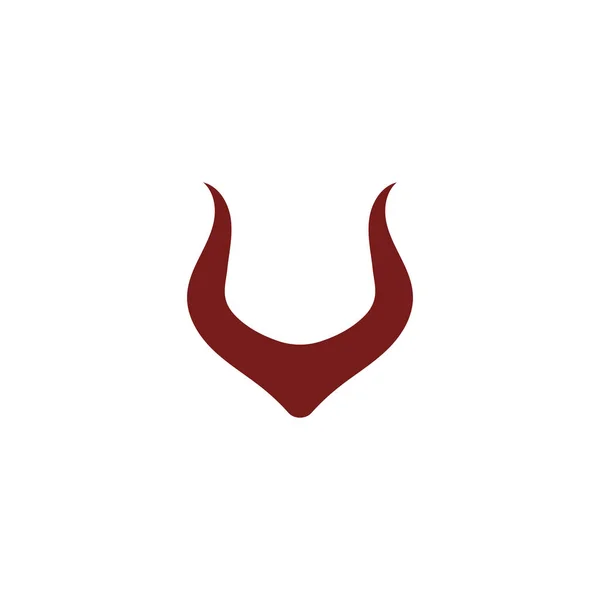 Teufelshorn-Vektorsymbol — Stockvektor