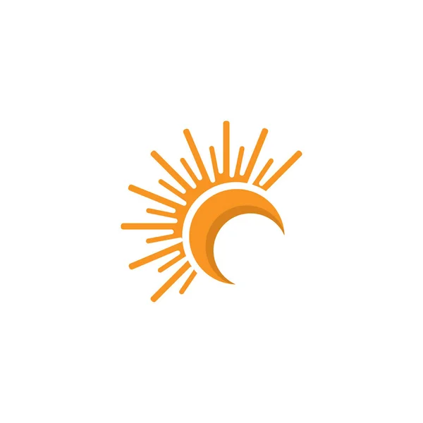 Sonnenvektor Illustration Symbol — Stockvektor