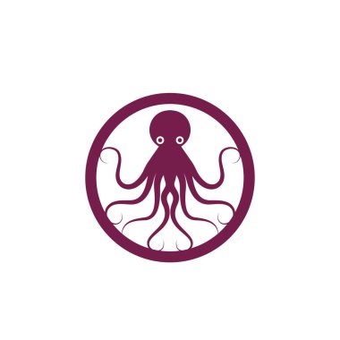 ahtapot vektör resimleme tasarımı