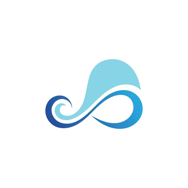Wolke Logo Vektor Icon Design — Stockvektor
