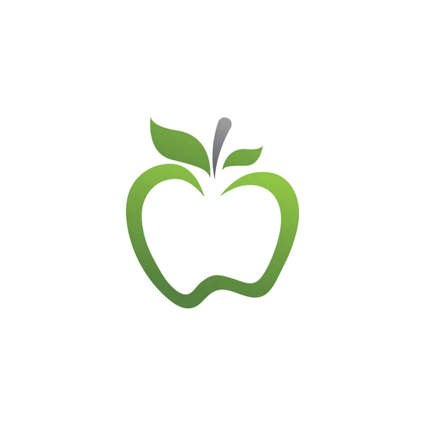 Diseño de ilustración vectorial Apple — Vector de stock