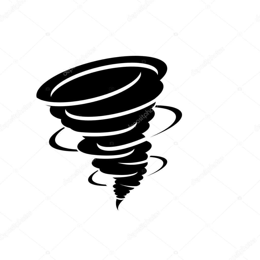 Tornado symbol vector illustration