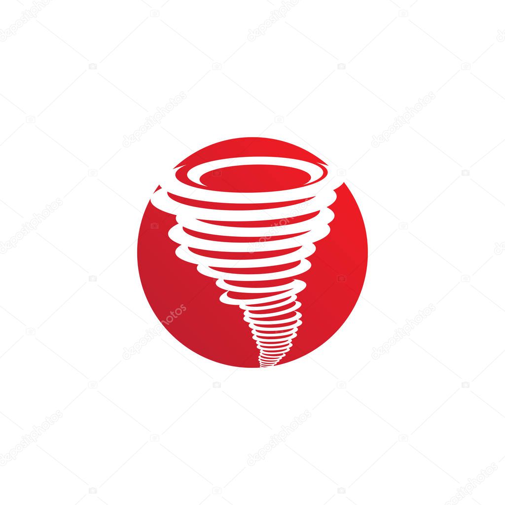 Tornado symbol vector illustration