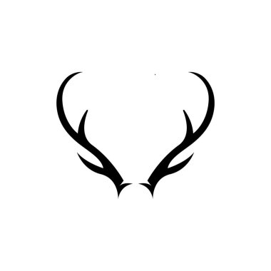 Geyik boynuzu ilüstrasyon logosu