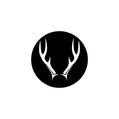 Geyik boynuzu vektör resimleme tasarımı