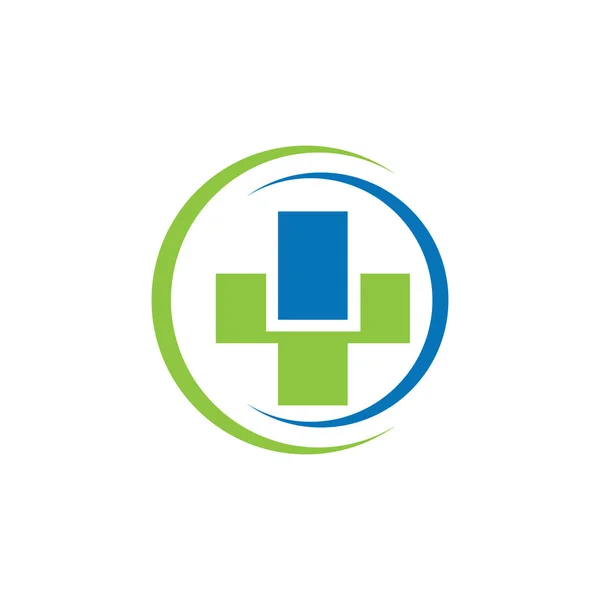 Ospedale logo e simboli modello icone vettoriale — Vettoriale Stock