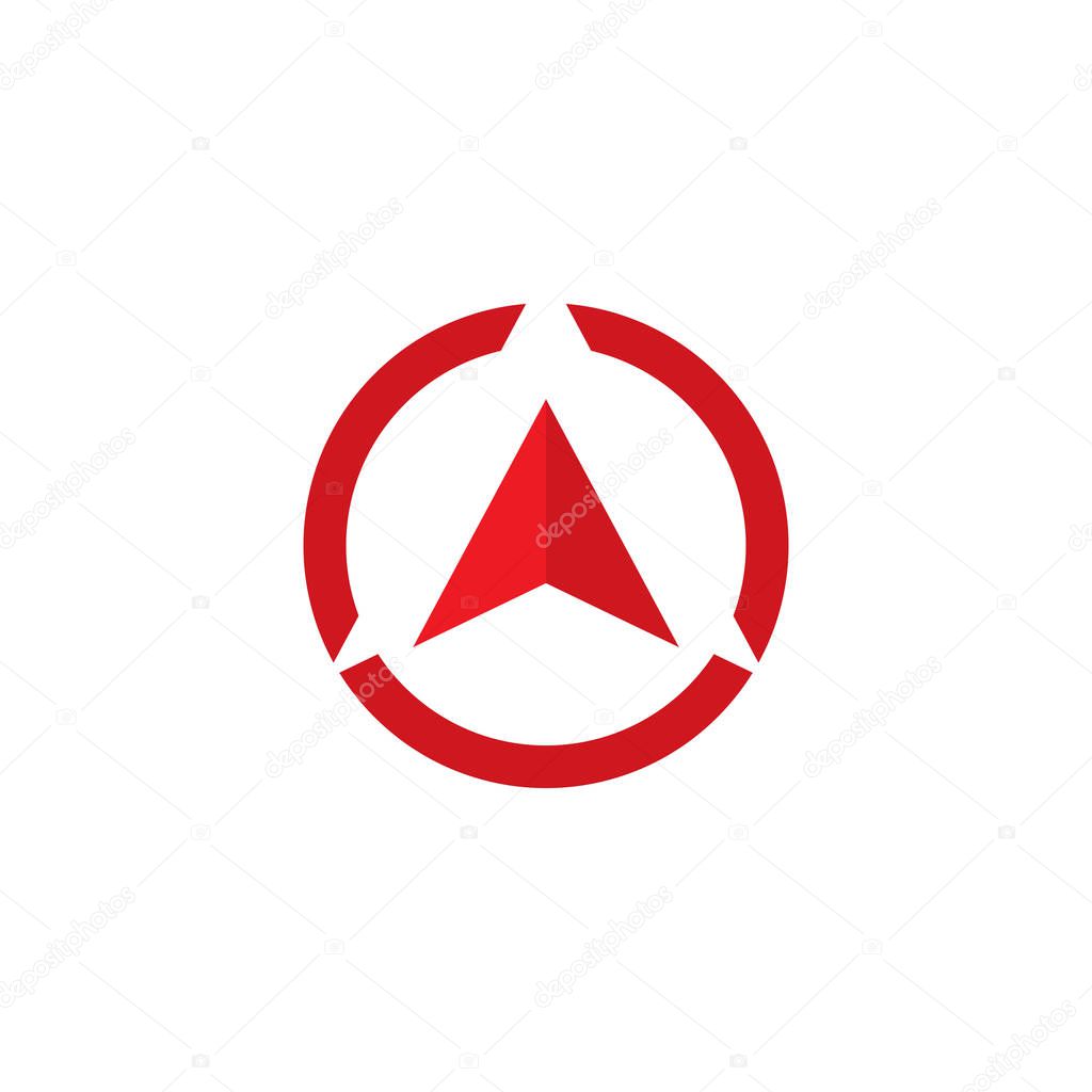 Compass icon Template vector icon illustration design