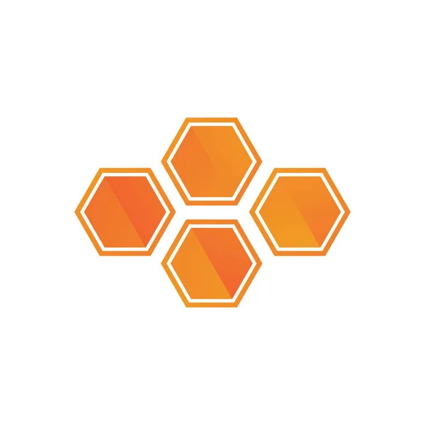 Honeycomb ilustração logotipo vetor — Vetor de Stock