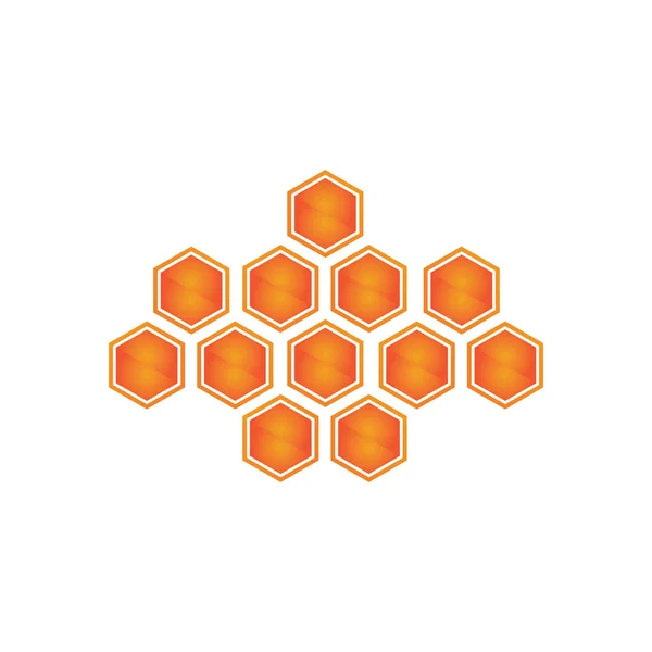 Honeycomb ilustração logotipo vetor — Vetor de Stock