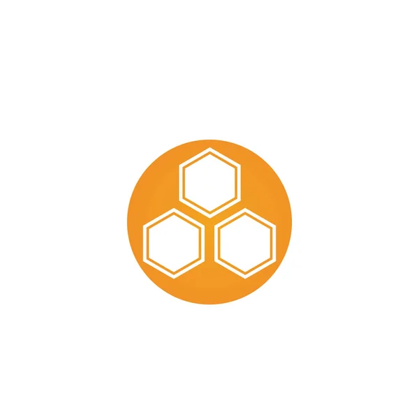 Honeycomb ilustração logotipo vetor — Vetor de Stock