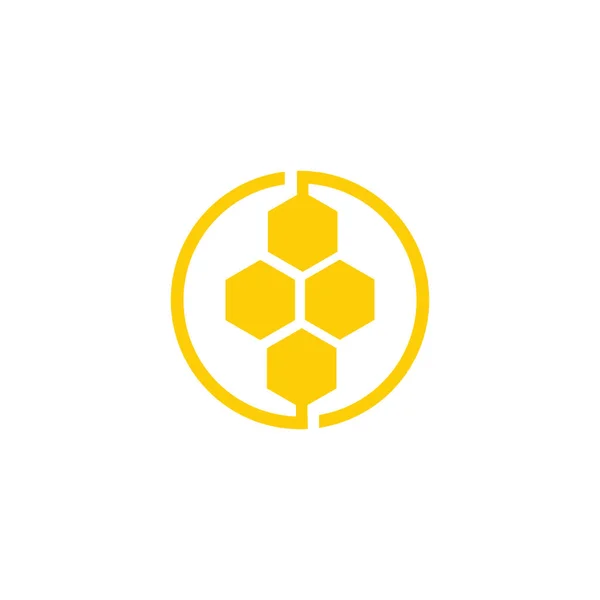 Honeycomb ilustração logotipo vetor — Vetor de Stock