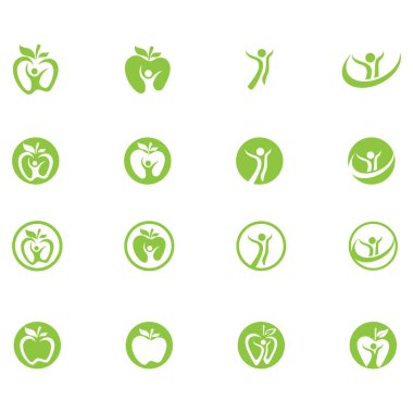 Apple vektör illüstrasyon tasarımı