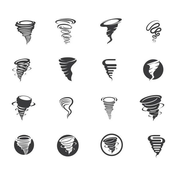 Illustration vectorielle de symbole de tornade — Image vectorielle