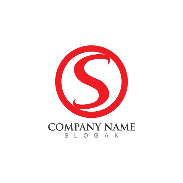 Business corporate S letter logo design vector