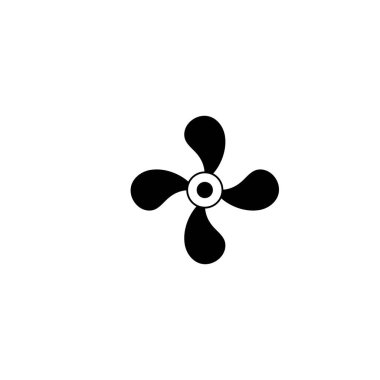 Fan simgesi vektör resmetme şablonu