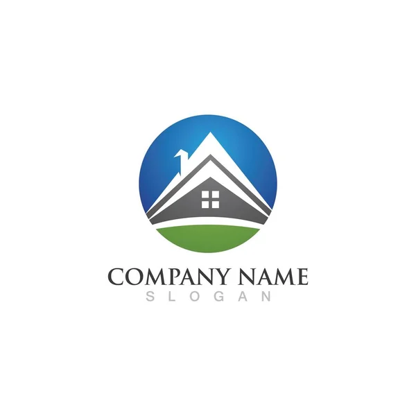 Home Building Logo Symbol Vector — Stock Vector