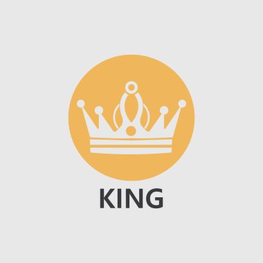Crown Logo Şablonu vektör çizimi tasarımı