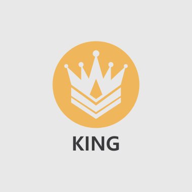 Crown Logo Şablonu vektör çizimi tasarımı