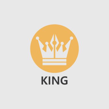 Crown Logo Şablonu vektör çizimi tasarımı