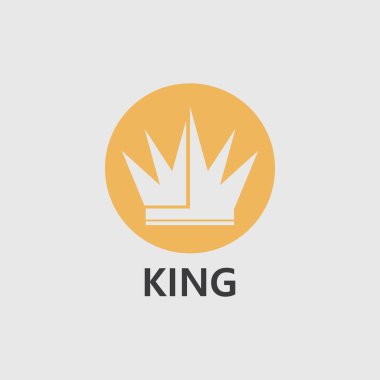 Crown Logo Şablonu vektör çizimi tasarımı