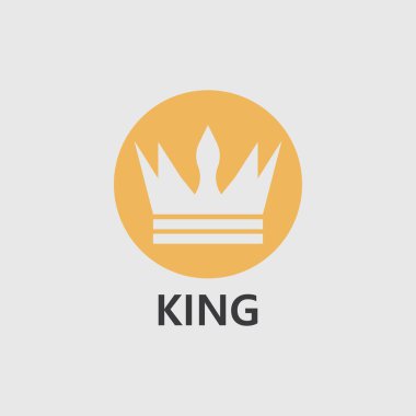 Crown Logo Şablonu vektör çizimi tasarımı