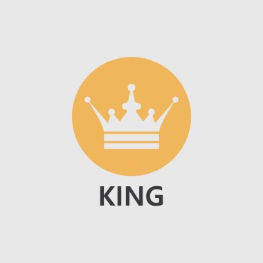 Crown Logo Şablonu vektör çizimi tasarımı
