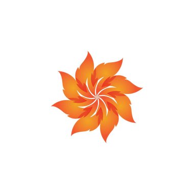 Güneş Vektörü illüstrasyon Simgesi Logo Şablonu tasarımı