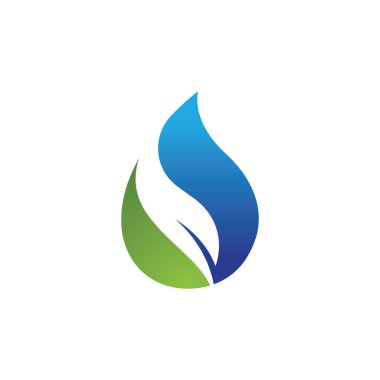 su damlası ve yaprak logosu 