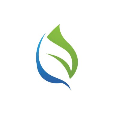 su damlası ve yaprak logosu 
