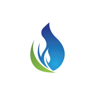 su damlası ve yaprak logosu 