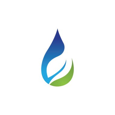 su damlası ve yaprak logosu 