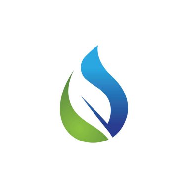 su damlası ve yaprak logosu 