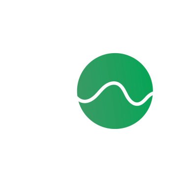 Ses dalgaları vektör çizim şablonu