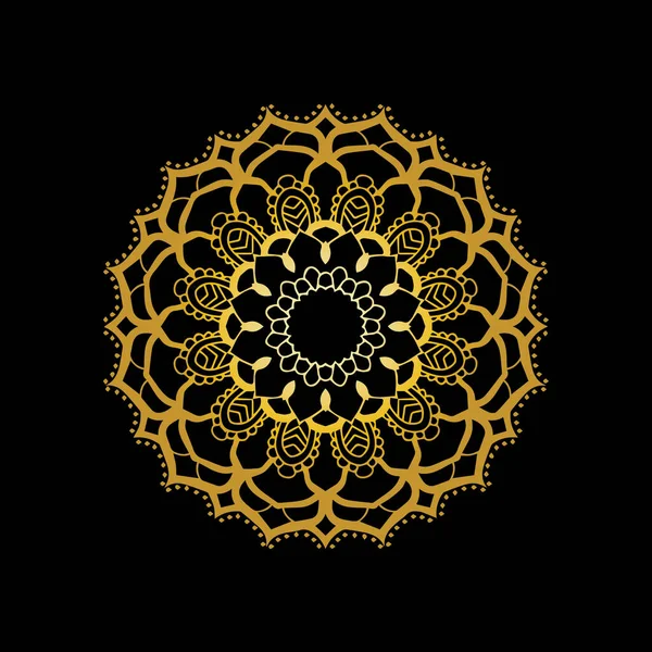 Mandala Fondo Vector Imagen Plantilla — Archivo Imágenes Vectoriales