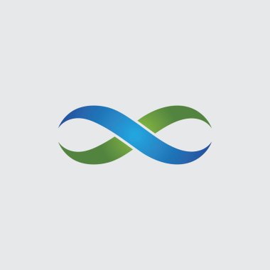 Sonsuzluk Tasarımı Vektör Simgesi Logo şablonu tasarımı