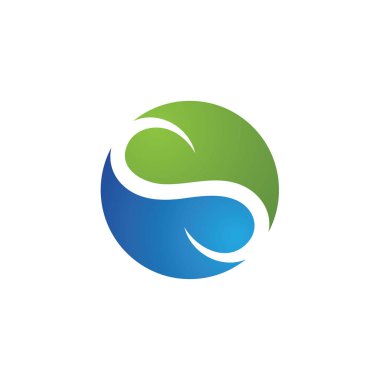 Sonsuzluk Yaprağı Vektör Simgesi Logo şablonu tasarımı