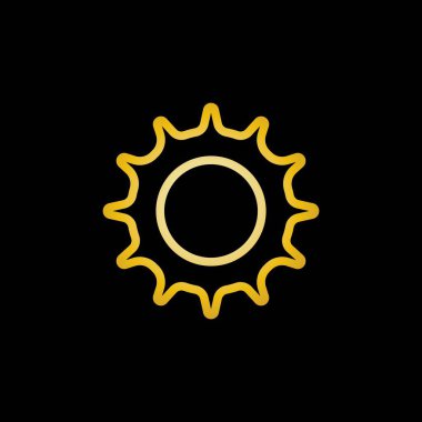 Gear Logo Şablonu vektör resmetme deseni