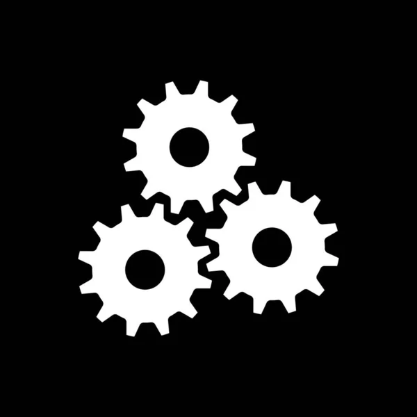 Gear Logo Szablon Wektor Ikona Ilustracja Projekt — Wektor stockowy