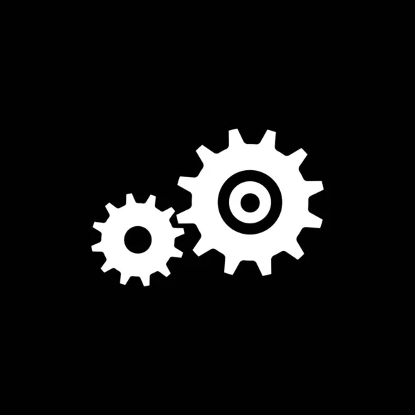 Gear Logo Template Vector Icon Illustration Desig — Stock Vector