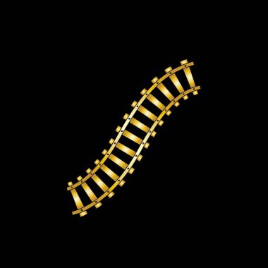  Demiryolu hattı vektör şablonu